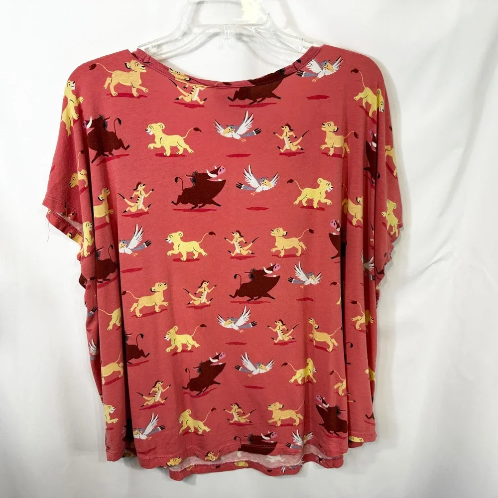 Nite Nite Disney Plus Size 1X Pajama Set Off to Sleep We Go Lion King 1783 - Picture 6 of 16